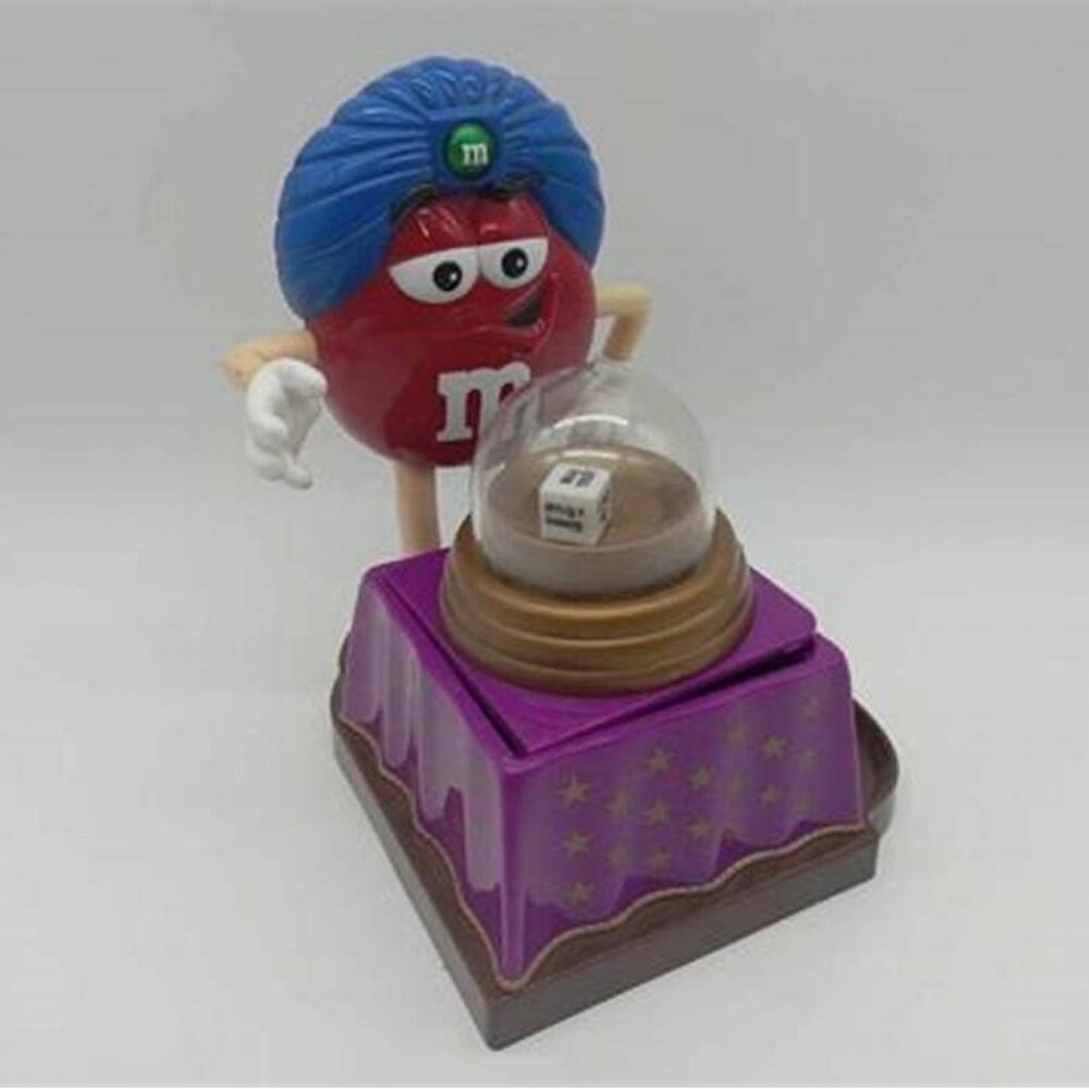 Vintage M&M Fortune Teller Candy Dispenser Great Preowned Condition